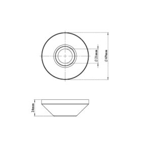 Flange – Dome (for Long Thread)