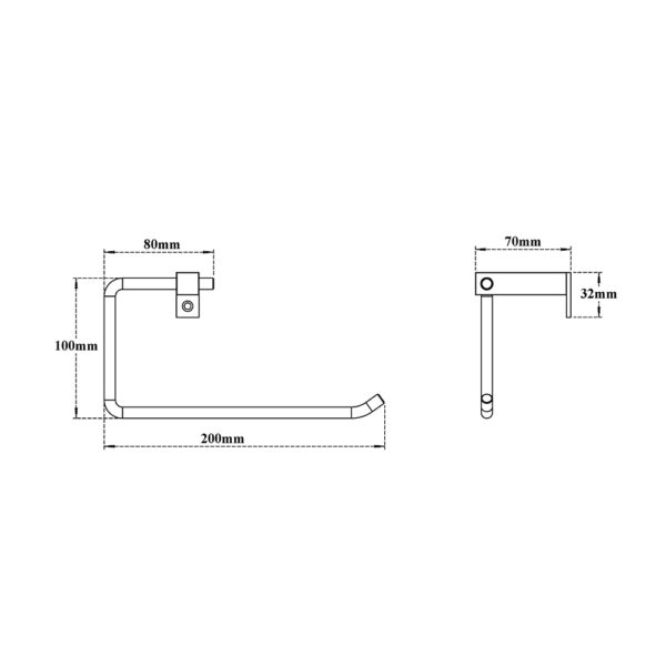 Towel Ring-Square