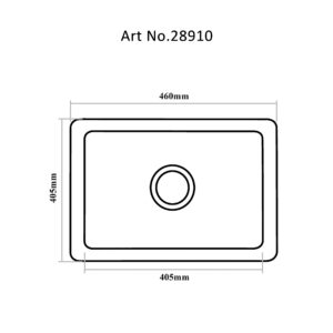 Sink Kitchen-Single Bowl