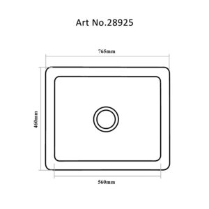 Sink Kitchen-Single Bowl