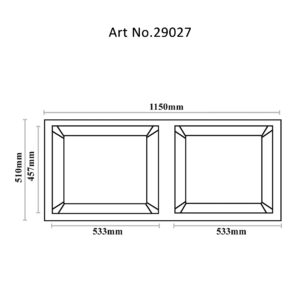 Sink Kitchen – Double Bowl