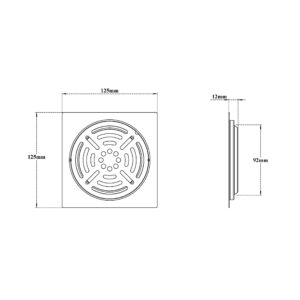 Drain Sq Slotring