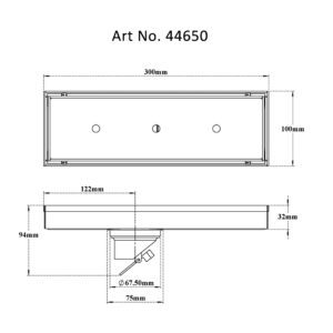 Tile/Marble Shower Channel Drain