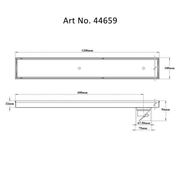 Tile/Marble Shower Channel Drain