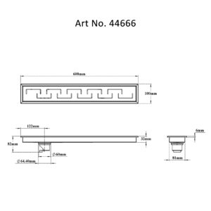 Shower Channel Drain – C Square