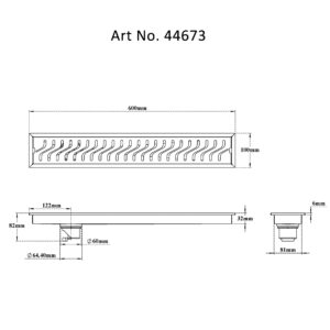 Shower Channel Drain-Curves