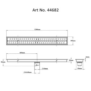 Shower Channel Drain-Curves