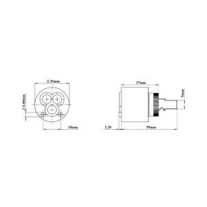 Ceramic Mixer Cartridge 35 mm